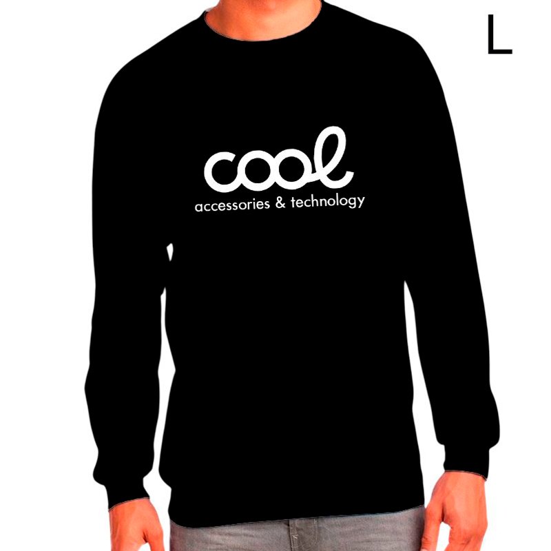 Textil Sudadera Cool Accesorios Talla L (Unisex) Negro